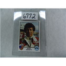 Mario Andretti - 1982 Panini Sport Superstars - Auto Racing Card Panini Printed in Italy