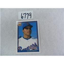 1991 Topps Traded Ivan Rodriguez Texas Rangers #101T Baseball Card, PUDGE ROOKIE CARD!