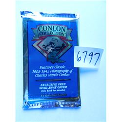 Four (4) Unopened Packs of 1993 Conlon Collection, 15 Cards per pack. all One Money