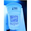 Image 1 : Two (2) Vintage Falstaff Beer Cups, plastic, Unused, Old Falstaff Brewing, St. Louis, MO. both one $