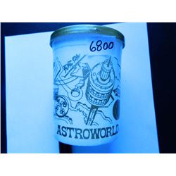 Late 1960's Astroworld/Astrodome styrofoam drinkholder with plastic lip, Unused Condition!