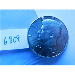40% Silver Kennedy 1/2 Dollar, Date Our Choice: 1965-1969