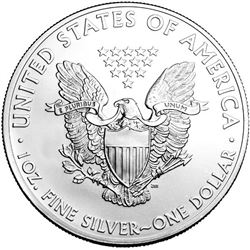 2014 1 oz Silver American Eagle, Contains 1 oz of .999 fine Silver
