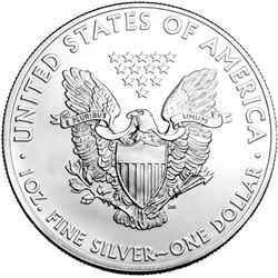2016 1 oz Silver American Eagle, Contains 1 oz of .999 fine Silver