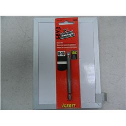 Vermont American 16325 Type Slotted Size 8 through 10 with 3-1/2-Inch Length Icebit Power Bit