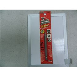 Vermont American 16324 Type Slotted Size 6 through 8 with 3-1/2-Inch Length Icebit Power Bit