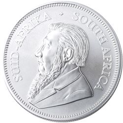 2018 South Africa ONE OUNCE Fine Silver Krugerrand Coin.