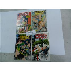 Four (4) DC Comics: Wonder Woman #92,94,98,103. All One Money. 1994-1995