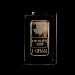 ONE GRAM .999 Fine Silver Ingot from Inventory (will not be exactly as shown) ONE GRAM