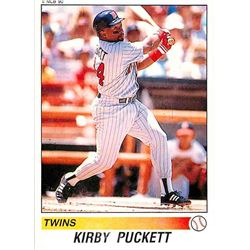 TWO (2) 1990 Panini Stickers #105, Kirby Puckett. Both for One Money. Baseball