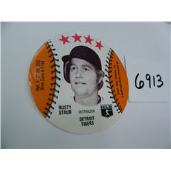 1976 MSA Blank Back Disc of Rusty Staub