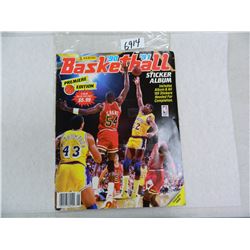 Super Estate Find! 1990-1991 PANINI NBA Basketball Sticker Album with Stickers! Unopened