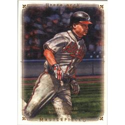 2007 Upperdeck Masterpieces #4 Chipper Jones baseball card
