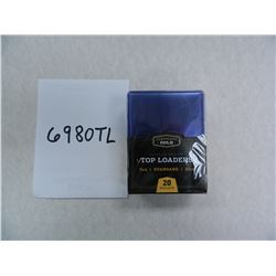 Twenty-Five (25) Sports Card 3"x4" Top Loaders, Rigid Plastic Holders, Superior Quality. All One $