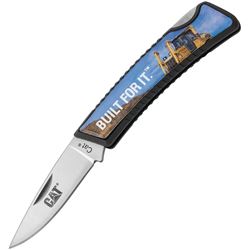 Built For It Lockback Knife by Caterpillar, NEW IN BOX, CAT181411CP