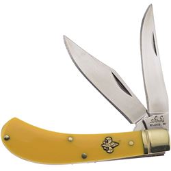 E.C. Simmons Saddlehorn, Yellow, FECS528Y, NEW IN BOX