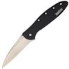Image 1 : MADE IN USA by KERSHAW, Leek Framelock A/O Black, KS1660SWBLKX  Retail Price $99.95