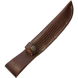 Fixed Blade Belt Sheath Lizard Pattern, sh1182