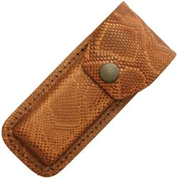 Leather Belt Sheath Python Pattern, sh1203