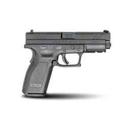 Springfield, XD9, Striker Fired, Full Size, 9MM, 4" Barrel, Polymer Frame, Black Finish, 16Rd