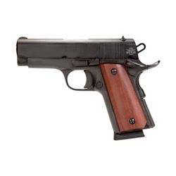 Rock Island 1911, Compact, 45ACP, 3.5" Barrel, Alloy Frame, Parkerized Finish, Wood Grips, 7Rd