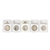 Image 3 : Lot of (10) Assorted $1 Morgan Silver Dollar Coins NGC MS63