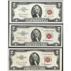 Image 1 : Lot of (3) 1953/1963 $2 Legal Tender Notes