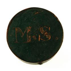 LARGE EARLY BENT WOOD CANTEEN