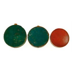 LOT OF 3 BENT WOOD CANTEENS