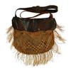 Image 1 : LEATHER AND NETTING GAME BAG
