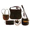 Image 1 : LOT OF MISCELLANEOUS LEATHER HUNTING ITEMS