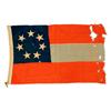 Image 1 : RARE CONFEDERATE FIRST NATIONAL NAVAL FLAG