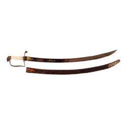 IDENTIFIED EAGLE HEAD MILITIA SWORD