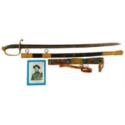1850 FOOT OFFICERS SWORD WITH HISTORY