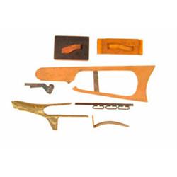 LOT OF REPLICA COLT SHOULDER STOCK CASTINGS AND PIECES