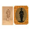 Image 1 : CIVIL WAR TINTYPE & CARTE DE VISITE OF UNION OFFICER