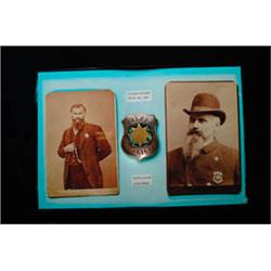 LOT OF POLICE BADGE & PHOTOS