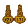 Image 1 : PAIR OF 7TH CAVALRY LIEUTENANTS EPAULETS