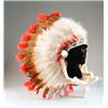 Image 1 : PLAINS INDIAN STYLE, 20TH CENTURY HEAD DRESS