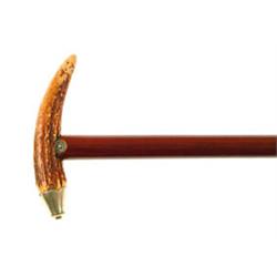CANE WITH ANTLER HANDLE