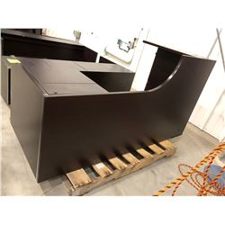 Brown Office Desk 2 drawers 66" x 23 1/2" x 29 1/2", Brown Office Desk adder with 3 drawers 35 1/2" 