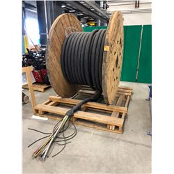 Spool 3C - 4/0 AWG 15KV SHD-GC Unjacketed