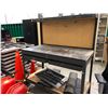 Image 2 : Metal shop bench with 2 drawers, 48" x 25" x 60" and peg board (shop bench only)
