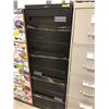 Image 1 : File cabinet 4 drawer black no key 18" x 52" x 26 1/2