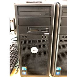 Dell tower Optiplex No power cord or hard drive, Dell 23" LED monitor Model P2311HB comes with power