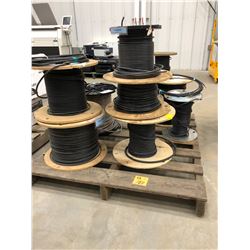8 Spools assorted cable/wire