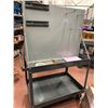 Image 2 : Rolling parts cart 36" x 24" (misc items on cart included)