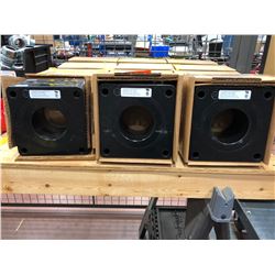 Qty 3 Current Transformer 50:5 A, 3.25" Window