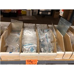 Qty 8 Assorted boxes Coax connectors, fuse adapters