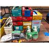 Image 1 : Assorted PPE gloves, hand sanitizer